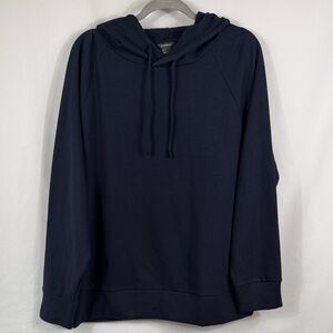 Eddie Bauer Navy Women's Hoodie Size XXL. NWOT. Very Soft. Drawstring hood